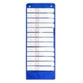 thumbnail image 1 of Classroom Storage Box with 18 Reusable Cards for Teaching Aids in Blue Color Perfect for Schedules, 1 of 11