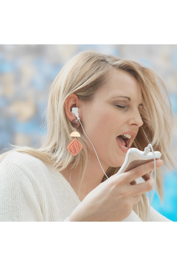 Polymer Clay Dangling Earrings for Women Multi Color Lightweight and Fashionable Decorative Accessories