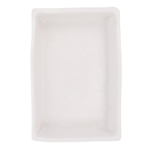 KAKOWELY Ceramic Tray White 1Pcs 3.7X2.5X0.7In