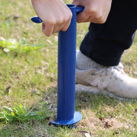 FRCOLOR Portable Beach Umbrella Holder for Sand Easy Installation Stable Fixing Stand 1Pcs