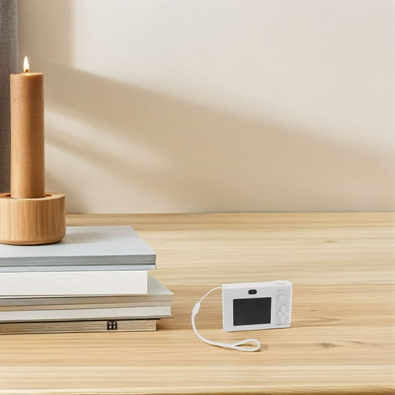 FRCOLOR Portable Digital Camera With Sliding Cover Selfie Camera Dual Lens Travel Camera For Boys And Girls Travel And Outdoor