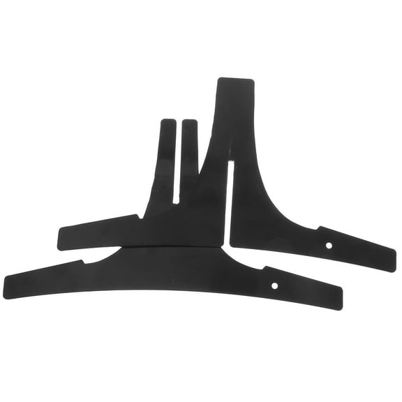 FRCOLOR Portable Oboe Stand for Home Black Plastic Musical Instrument Holder with Sturdy Design 7.5 Inches