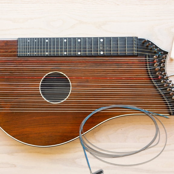 FRCOLOR Practical Guzheng Strings Made of Steel Wire and Nylon for Comfortable Play Silver Tone