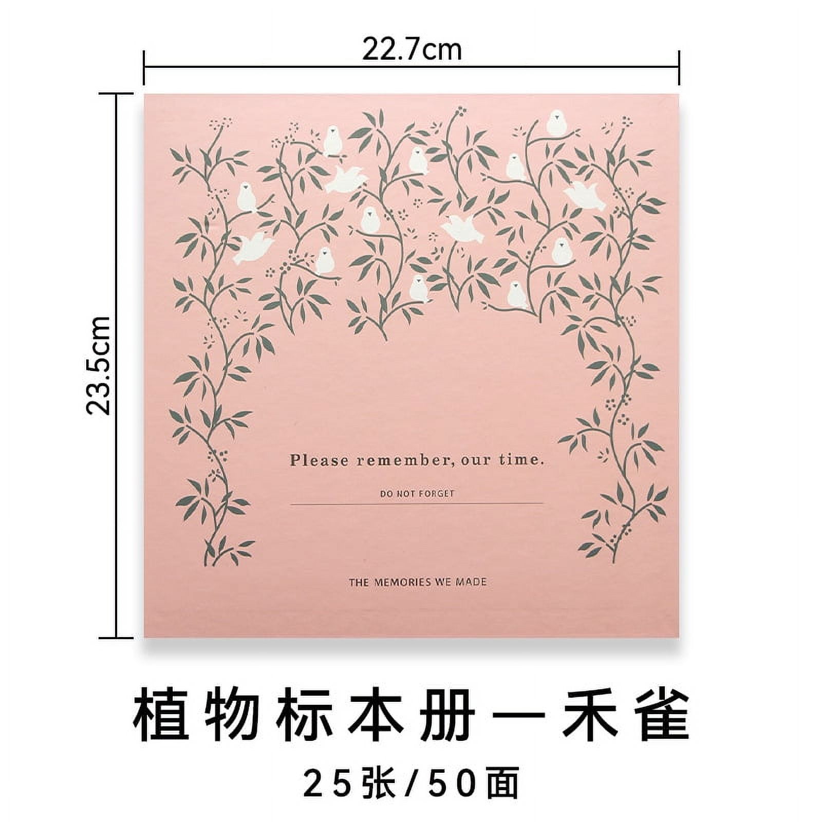 FRCOLOR Pressed Flower Photo Album Plant Specimen Collection Album