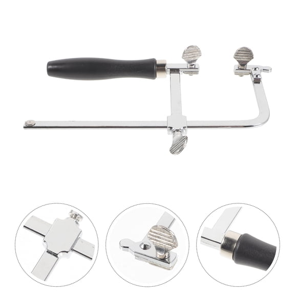 KAKOWELY Versatile U Shape DIY Jewelry Hacksaw for Precise Cutting and Jewelry Processing