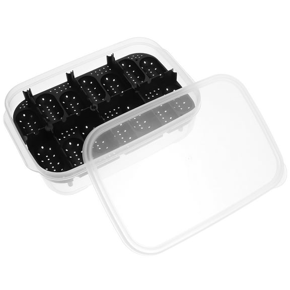 FRCOLOR  Professional Egg Incubator Reptile Hatchery Lizard Tank Large Black