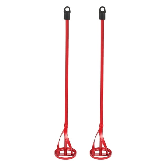 KAKOWELY Construction Paint Mixer Red 2Pcs 15.7X2.4In High Carbon Steel