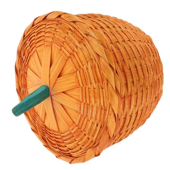 KAKOWELY Pumpkin Shaped Storage Basket Home Supplies 1Pack 5.9x5.5x5.5in