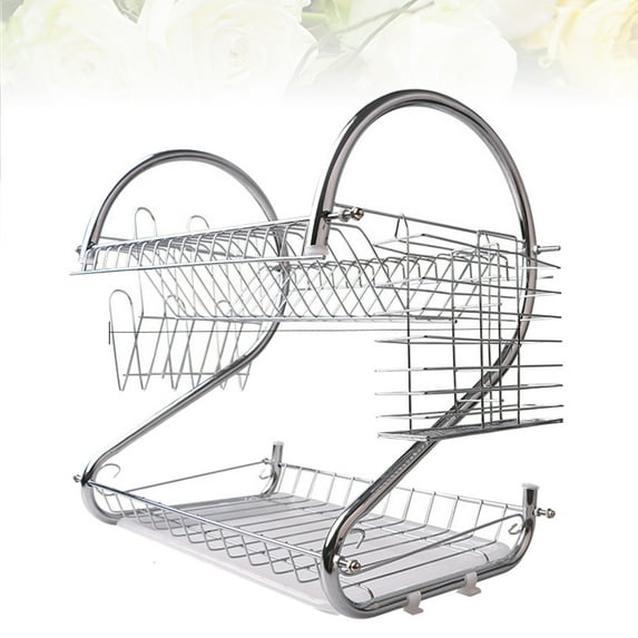 FRCOLOR Rack Dish Drainers Kitchen Shelf Tableware Storage