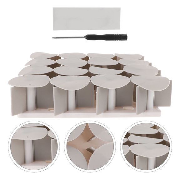 FRCOLOR Racking Organizer Shelf Storage Rack 22X22X5CM Grey