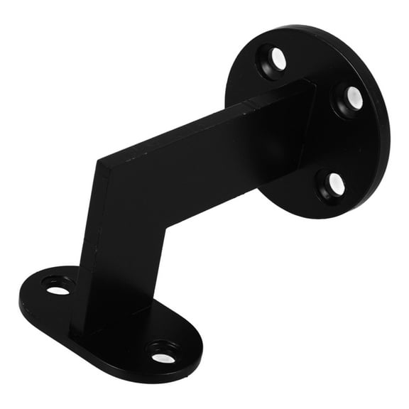 FRCOLOR Railing Brackets for Deck Handrail Holder Stairs Support Black