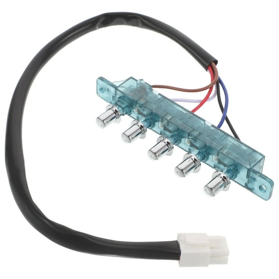 FRCOLOR Range Hood Replacement Button Convenient 5-Key Switch Control Panel Kitchen Ventilation Switch Panel Part for Home Restaurants Hotels