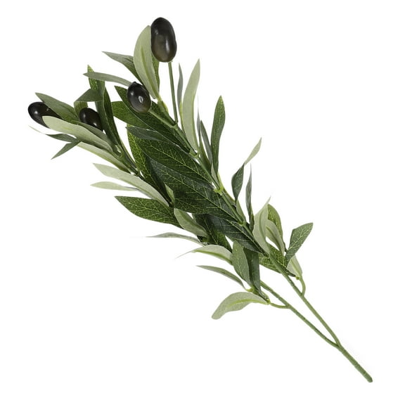 FRCOLOR Realistic Artificial Olive Tree Branches for Decoration Green Cloth and Plastic Safe Material Versatile Use 12.5 Inches