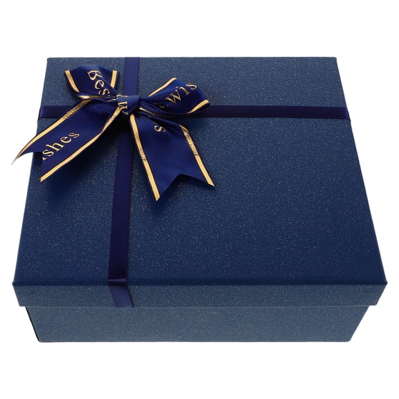 FRCOLOR Rectangular Keepsake Box with Bowknot, Decorative Box for Cosmetics, Weddings, Parties, Candy Holder, Valentines Day & Anniversaries