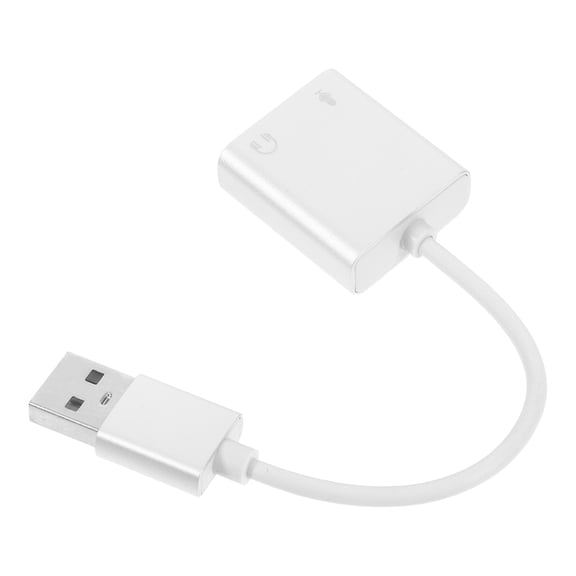 FRCOLOR Reliable Pc Headset Adapter With Easy To Use Usb Audio Adapter Headphone Converter Audio Cable Sound Mixer For Pc Computer Use