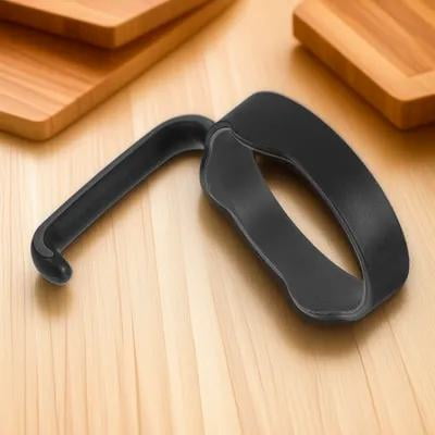 FRCOLOR Rigid Black Handle for 20 Oz Thermal Cup Polypropylene Fits Vehicle Cup Holder Secure Grip