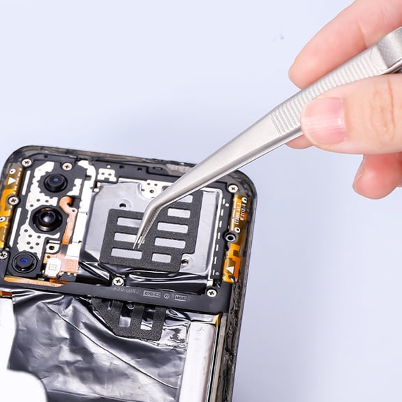 FRCOLOR Removal Solder Tweezers Jewelry Tweezers 16.40X1.00X1.00CM