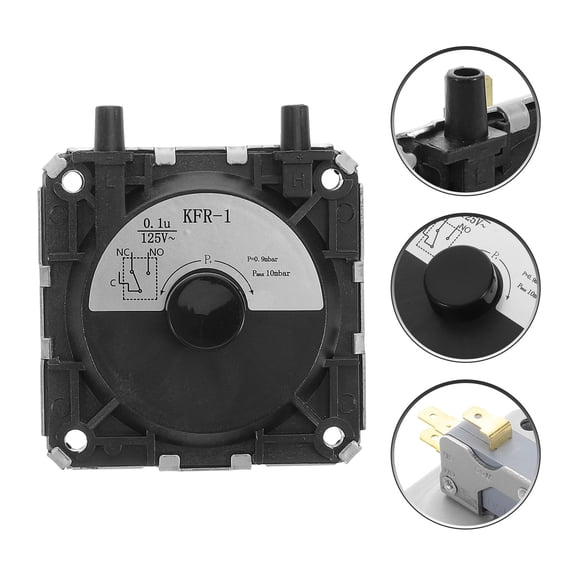 FRCOLOR Replacement Air Pressure Switch for Gas Boiler Repair and Maintenance 1 Set Gas Boiler Part Supply
