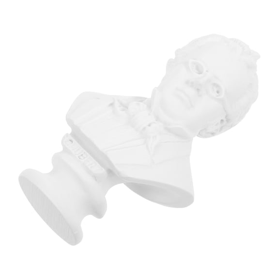FRCOLOR Resin Musician Bust Statue Portrait Sculpture Mini Desktop Decoration Miniature Resin Bust Statue Craft For Shelves Tabletop Bust Statue Adornment