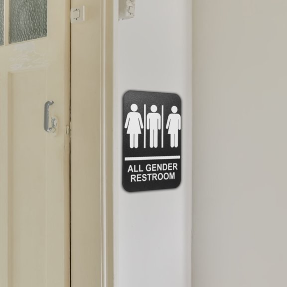 FRCOLOR Rest Braille Sign Bathroom Sign Bathroom Door Sign Man Office 22.5X15X0.4CM
