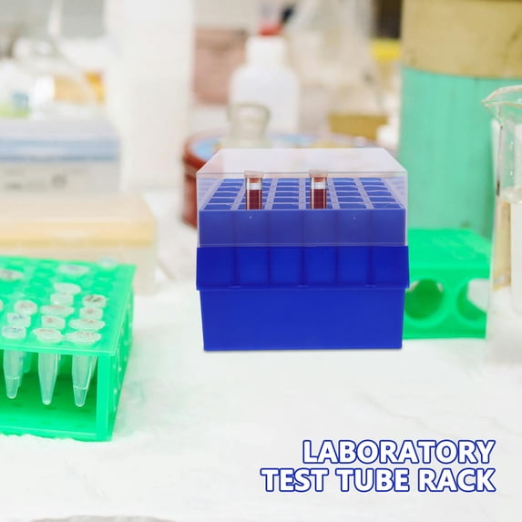 FRCOLOR Reusable Plastic Cryogenic Storage Box For Laboratory 36-Slots Cryogenic Container Freezer Box Vial Tube Box Cryovial Freezer Box