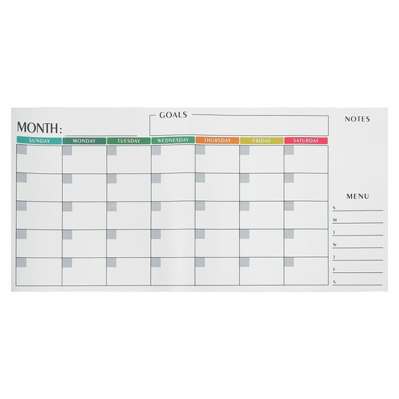 FRCOLOR Reusable Wall Calendar for Erasable Planner Calendar for Daily Weekly and Monthly Scheduling Calendar Sheet