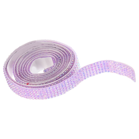FRCOLOR Rhinestone Strip Strips Clothes Fabric Rhinestones for Clothing