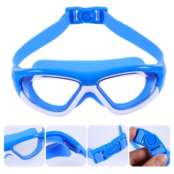 FRCOLOR Kids Swimming Glasses Clear Vision Underwater Blue PC 1Set