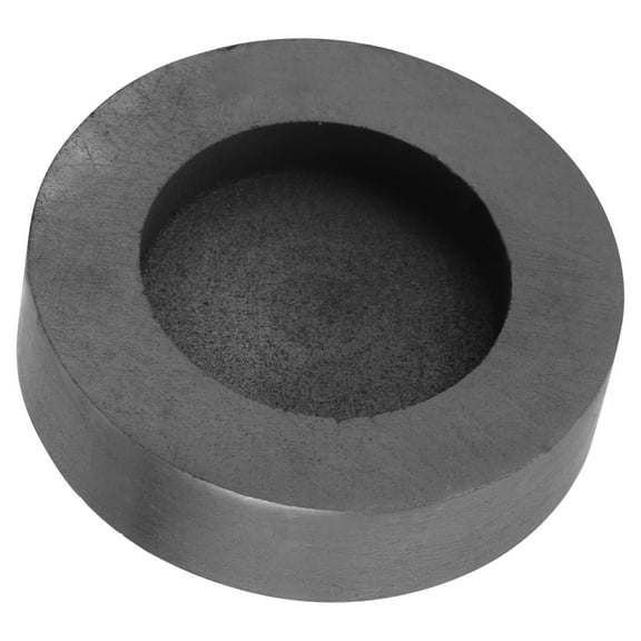 FRCOLOR Round Graphite Crucible For Smelting Casting Metal Smelting Graphite Crucible Convenient Graphite Metals Melting Furnace 2.4ml