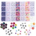 thumbnail image 1 of 1 Box of English Letter Beads Loose Beads Alphabet Beads for Jewelry Making Bracelet Necklace Beads, 1 of 1