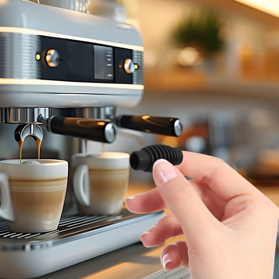 FRCOLOR Rubber Steam Wand Guard For Coffee Machines Heat Resistant Prevents Burns Insulation Sleeve