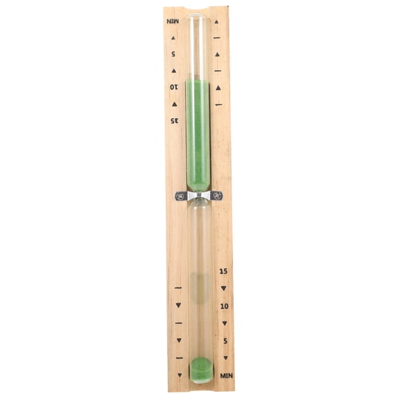 FRCOLOR Sauna Timer Hourglass Timer 29.00X5.00X2.50CM Green