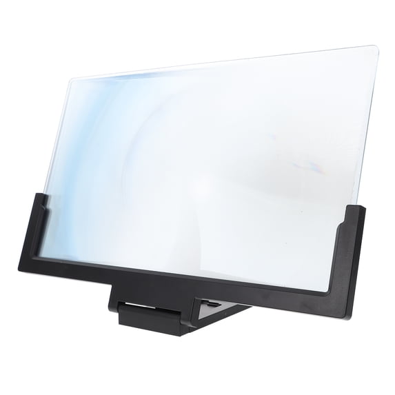 FRCOLOR Screen Amplifier 3D Screen Magnifier for Foldable Screen Enlarger Compatible with All Cellphone for Movies Videos Gaming ( Black ),9.06"X7.32"X0.2"