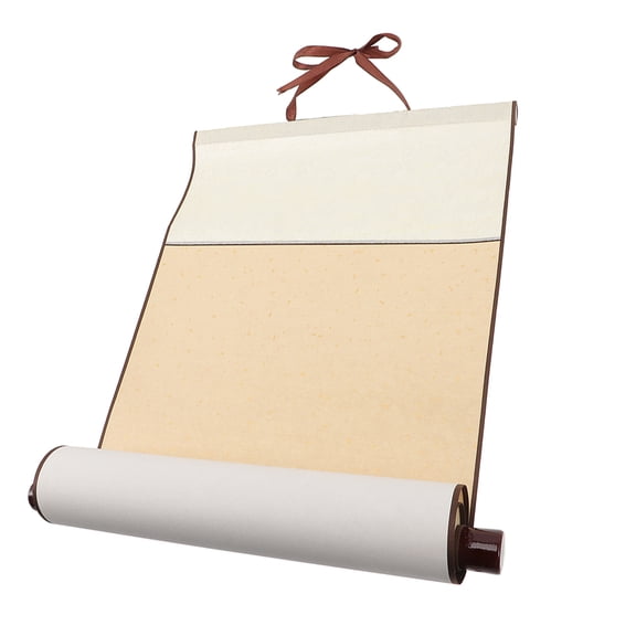 FRCOLOR Scroll Antique Rice Paper 120.00X40.00X3.00CM Beige