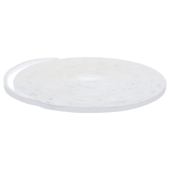 WASHWEPE Exterior Door Weatherstripping Sealing Strip White Polyethylene Hot Melt Glue 1 Roll