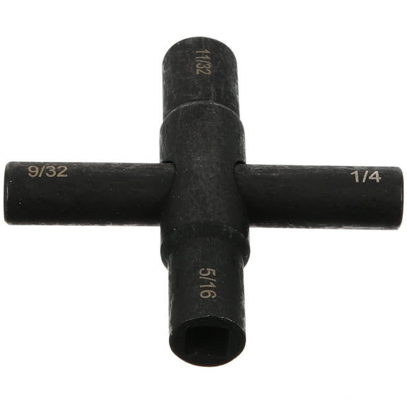 FRCOLOR Sewer Tube Wrench Faucet Repairing Tool Drain Extractor Sink Strainer Black