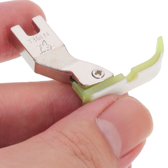 FRCOLOR Sewing Machine Silver Presser Feet Accessories for Lightweight 5pcs