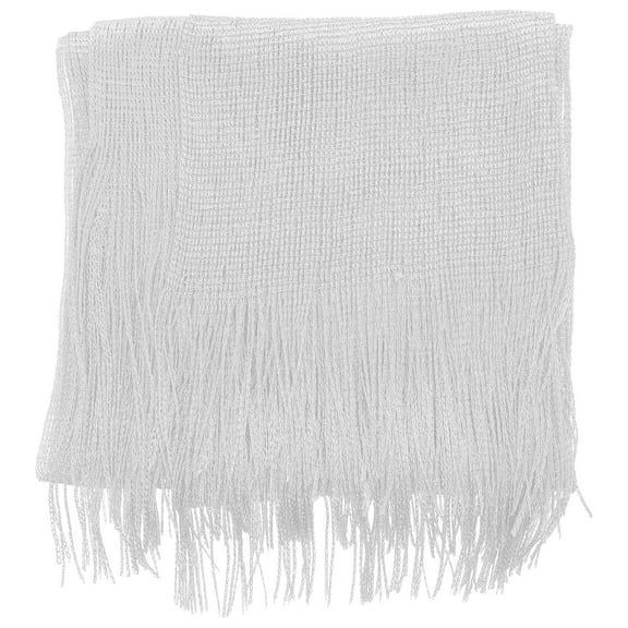 FRCOLOR Shawl Wraps for Women Hen Cotton Ladies Bridesmaid Miss White