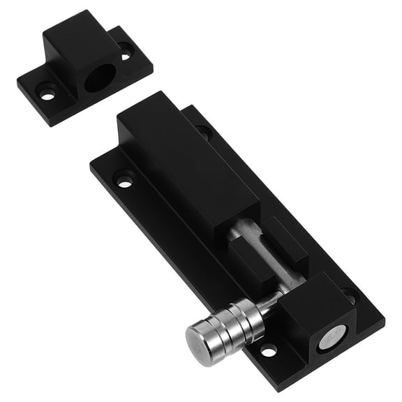 FRCOLOR Shed Locks Slide for inside Door Kit Air Hose Cabinet Hinges Shopping Child Black