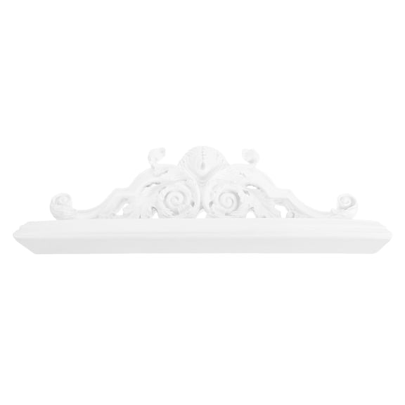 TAILTOSS White Resin Wall Mounted Corner Shelf European Style Decorative Display Rack