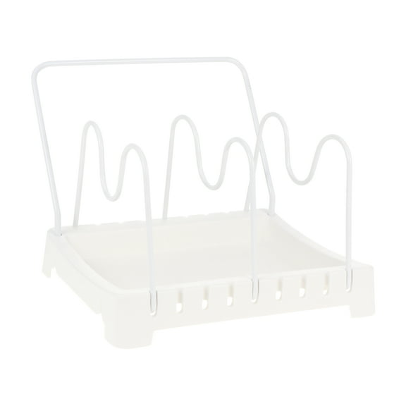 LABSERRON Kitchenware Storage Rack White Lightweight Portable Organizer for Cutting Boards