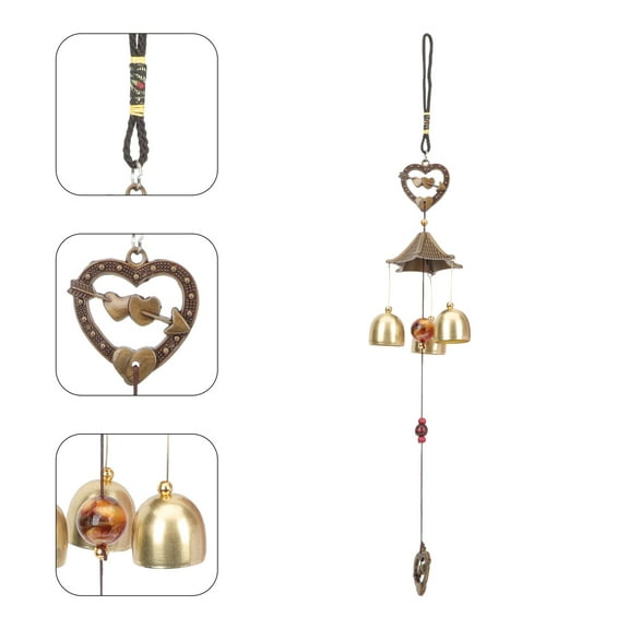 FRCOLOR  Shopkeepers Bell Large Door Entrance Wind Decoration