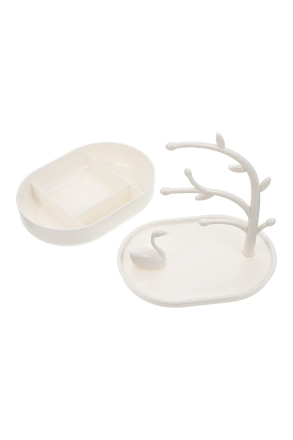 Showcase Jewelry Display Rack Earring Hanging Organizer Necklace Storage Stand