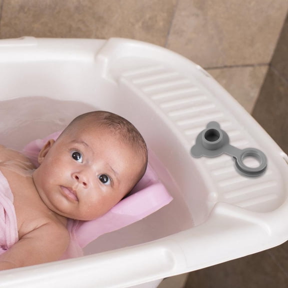 FRCOLOR Silicone Baby Bath Tub Drain Stopper Universal Silicone Plug For Bathtub Easy To Install Bathtub Hole Sealing Cap Silicone Hole Plug