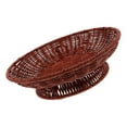 thumbnail image 1 of FRCOLOR Simulation Rattan Snack Dish Footed Dried Fruit Plate Snack Plate for Restaurant Home, 1 of 8