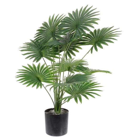 FRCOLOR Simulation Small Fan Sunflower Leaves Fake Bonsai Tree Decoration