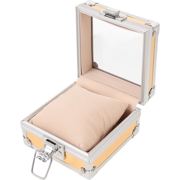 FRCOLOR Single Watch Box Vintage Watch Storage Case Watch Organizer Wristwatch Display Box