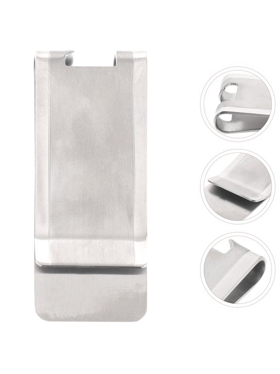 Slim Titanium Money Clip for Men Minimalist Cash Holder
