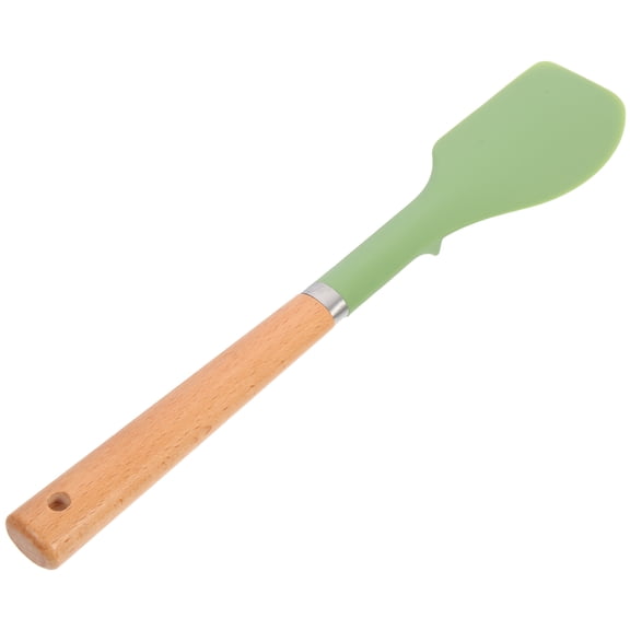 FRCOLOR Slotted Cookware Cream Spatula Stirring Spatula 32X6X1CM Green