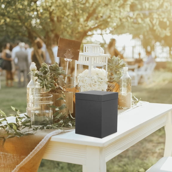 TAILTOSS Durable Grey Favor Box for Crystal Ball Music Box and Small Items